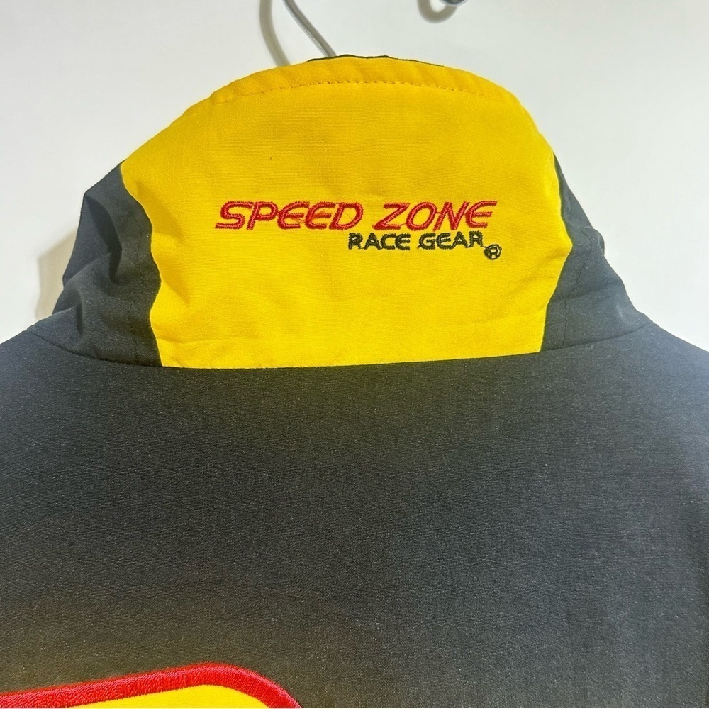 Speedzone Miller Lite Rusty Wallace vintage NASCAR racing windbreaker Jacket - Picture 5 of 7